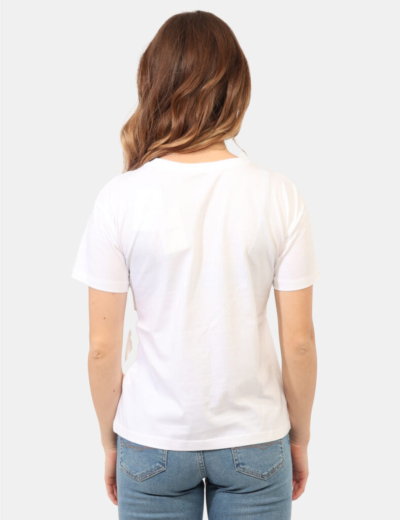 T-shirt Pepe Jeans Bianca - T-shirt PEPE JEANS Bianca da donna La T-shirt PEPE JEANS Bianca è il capo essenziale che unisce