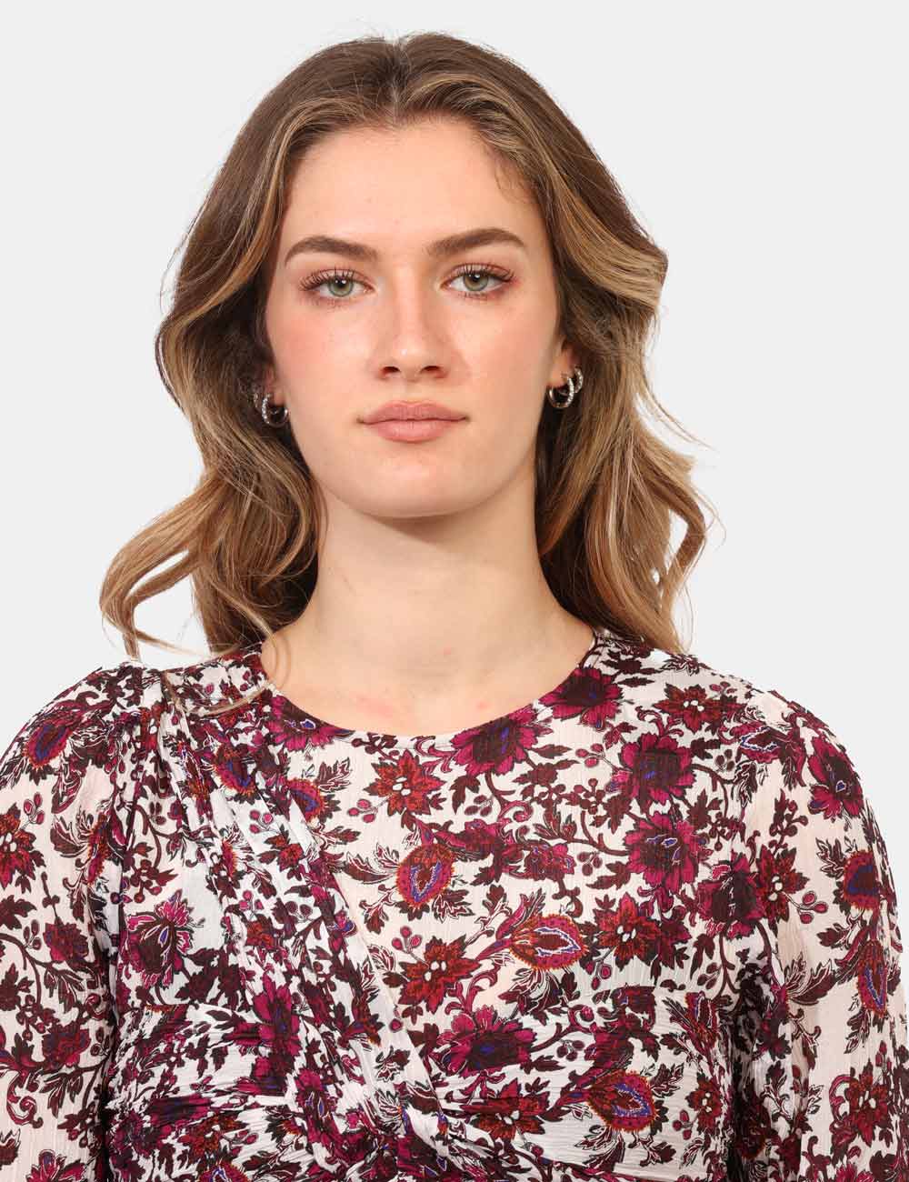 PL9537759-OB_LOTUS-RED-P296_PE26_3 Vestito Pepe Jeans in Fantasia - Vestito PEPE JEANS in Fantasia da donna Il Vestito PEPE JEANS in Fantasia è la scelta perfe