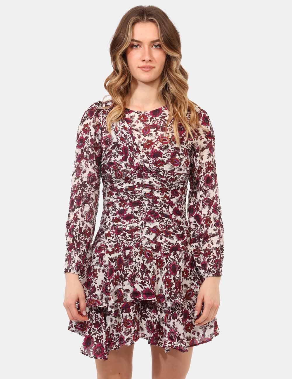 PL9537759-OB_LOTUS-RED-P296_PE26_8 Vestito Pepe Jeans in Fantasia - Vestito PEPE JEANS in Fantasia da donna Il Vestito PEPE JEANS in Fantasia è la scelta perfe