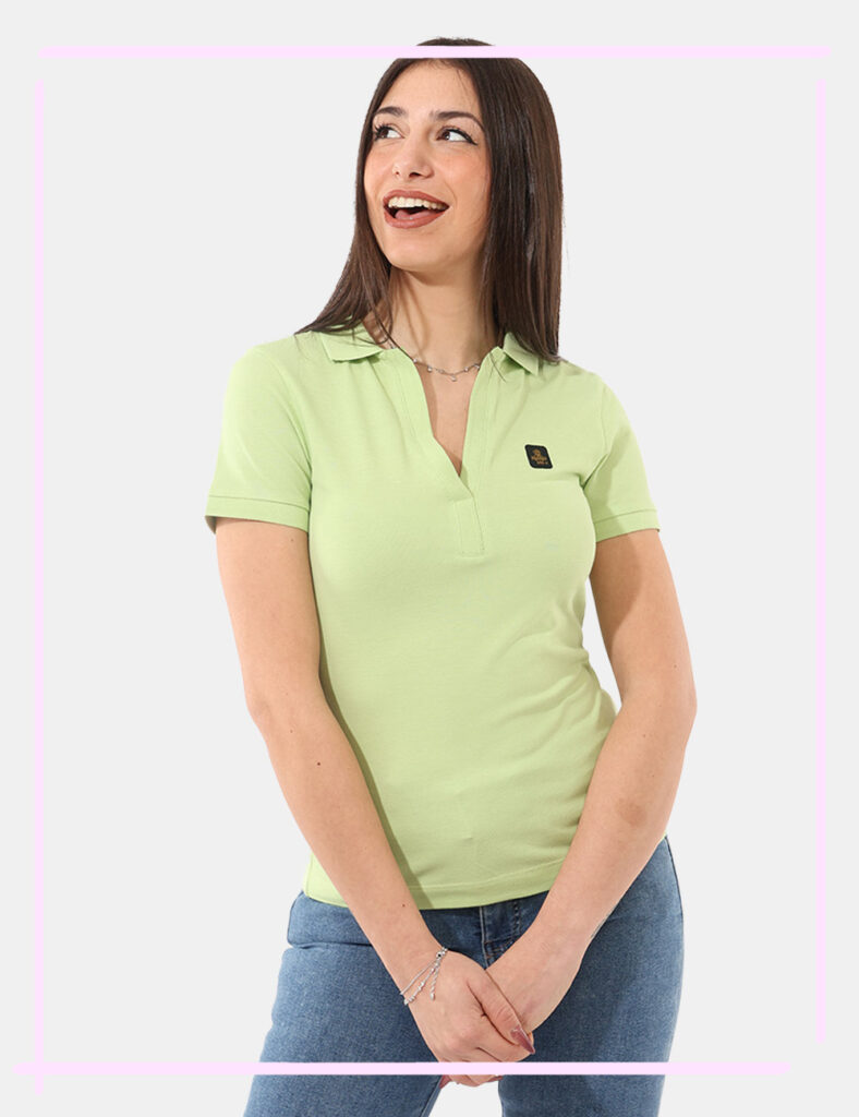 Abbigliamento donna scontato - T-shirt Refrigiwear Verde tg. S