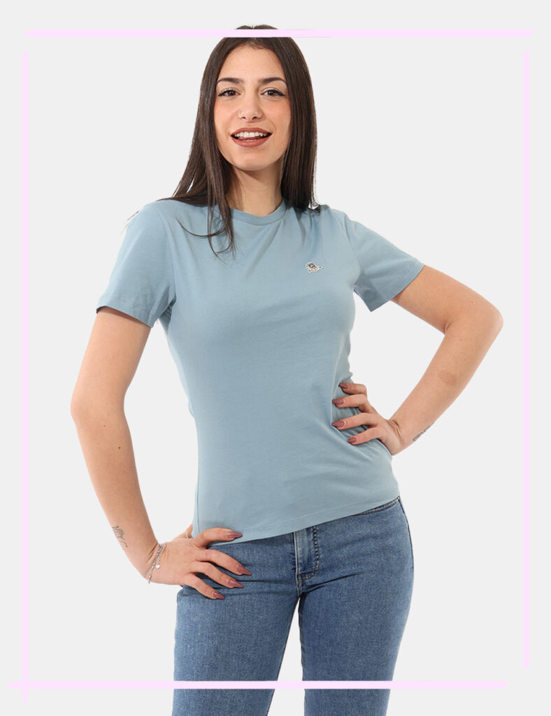 Abbigliamento donna scontato - T-shirt Refrigiwear Azzurra tg. S