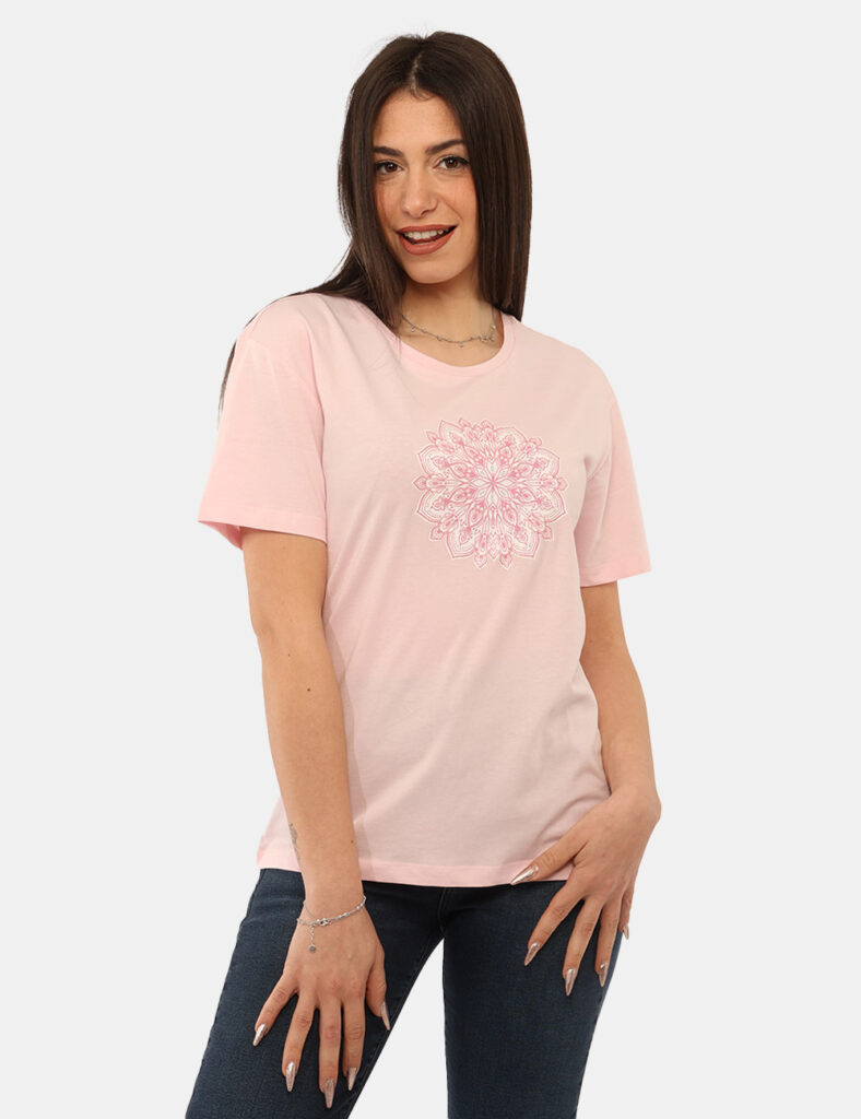 T-shirt da donna scontata - T-shirt Yes Zee Rosa