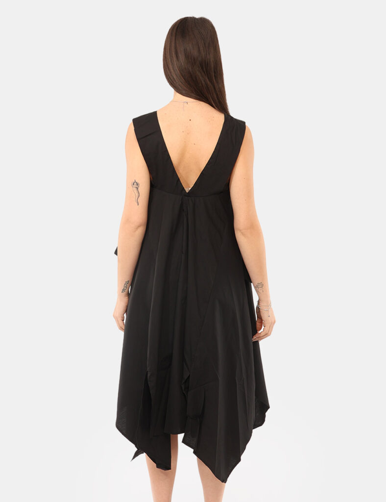 Vestito Via Delle Rose Nero - Il Vestito VIA DELLE ROSE Nero è il capo perfetto per chi desidera uno stile moderno, femminil