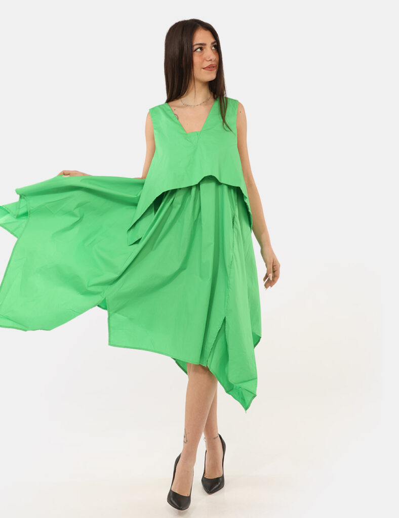 Abbigliamento donna scontato - Vestito Via Delle Rose Verde