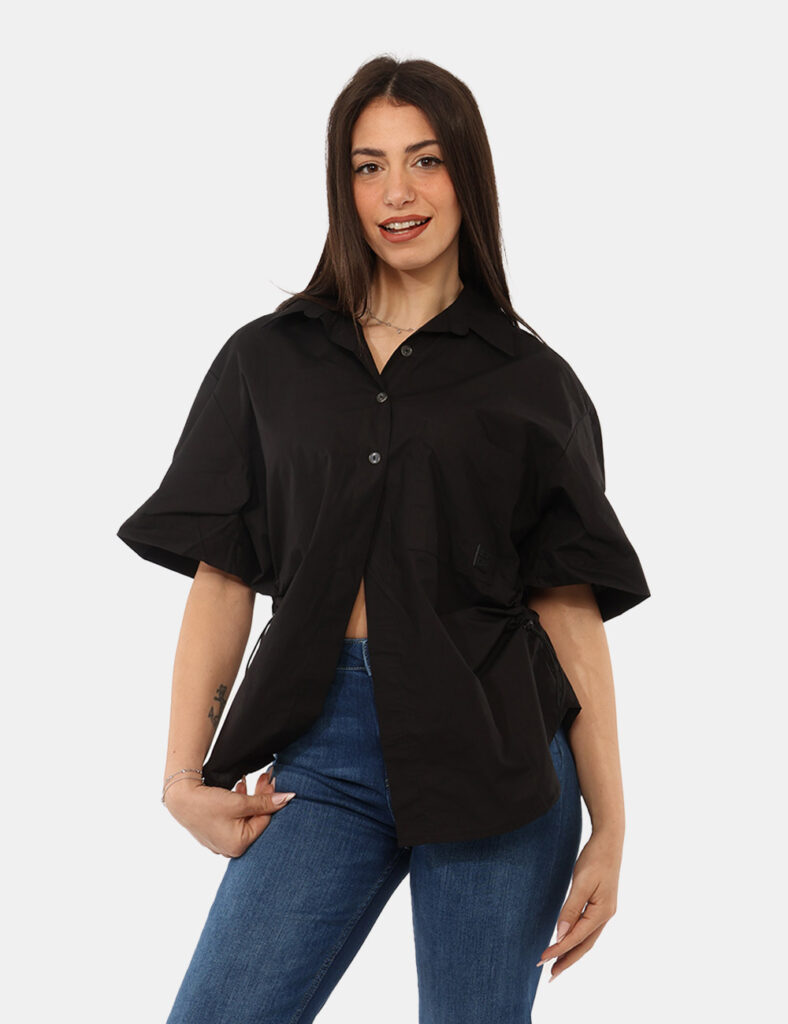 Abbigliamento donna scontato - Camicia Via Delle Rose Nera