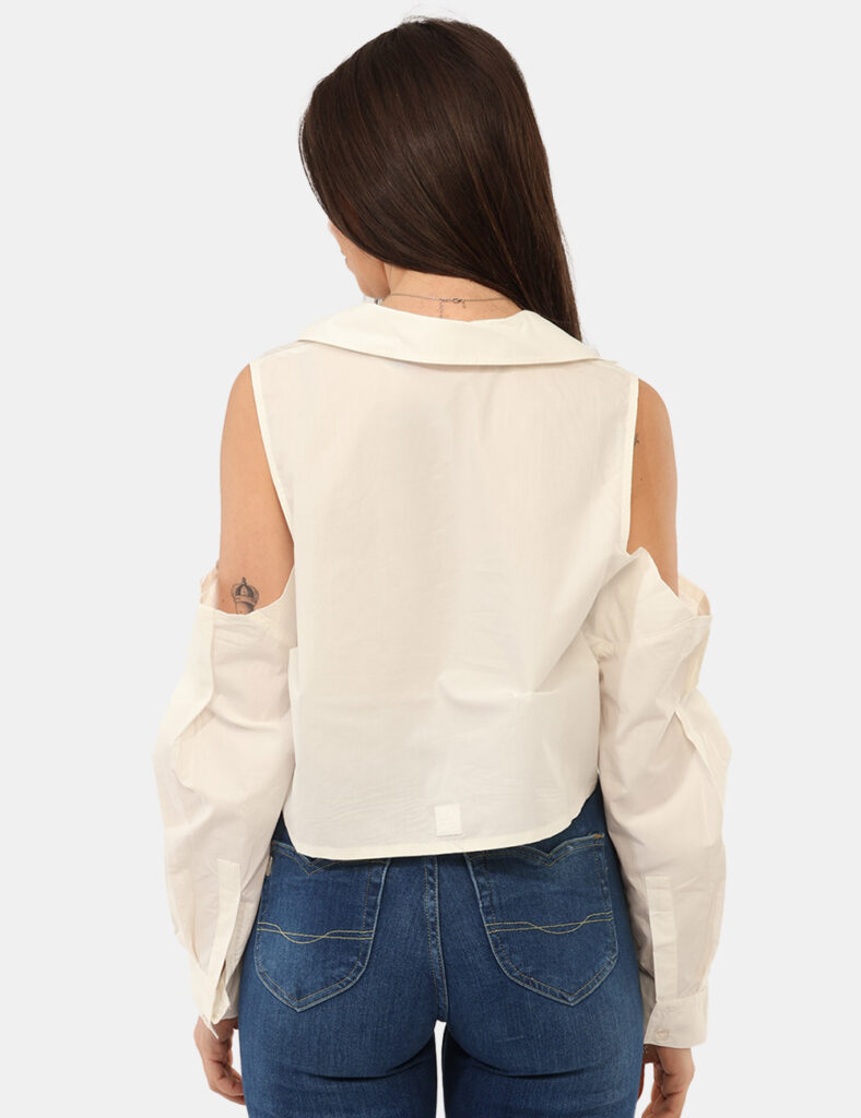 Abbigliamento donna scontato - Camicia Via Delle Rose Bianca