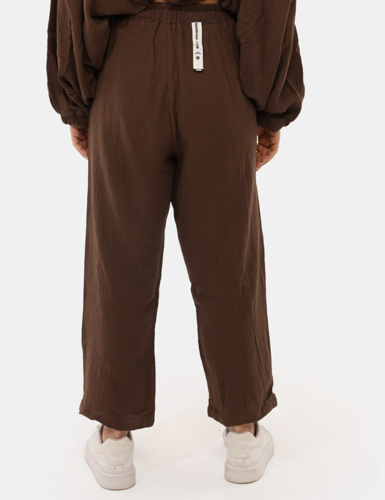 Abbigliamento donna scontato - Pantaloni Via Delle Rose Marroni