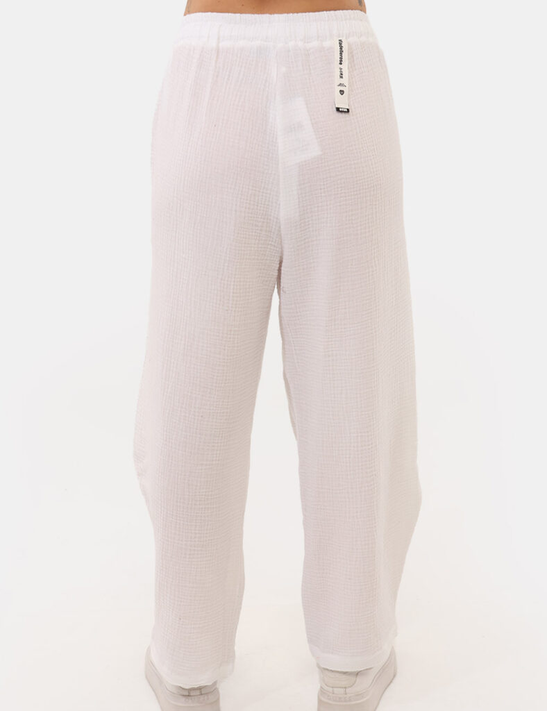 Abbigliamento donna scontato - Pantaloni Via Delle Rose Bianchi