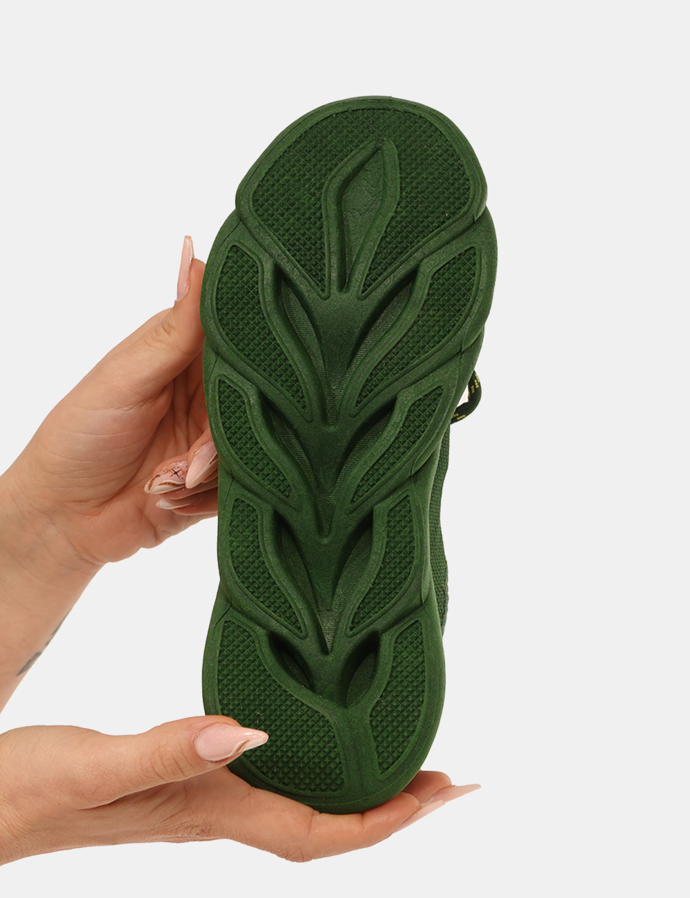 VS25-BORA7-SB_DARK-GREEN_PE26_4 Sneakers Via Delle Rose Verdi - Le Sneakers VIA DELLE ROSE Verdi sono la scelta perfetta per chi desidera unire comfort, sti