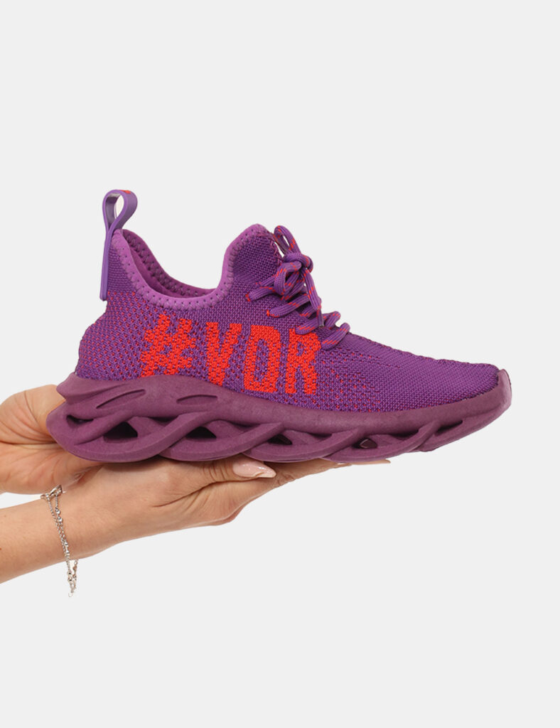 Sneakers Via Delle Rose Viola - Le Sneakers VIA DELLE ROSE Viola sono la scelta ideale per chi desidera unire comfort, stile