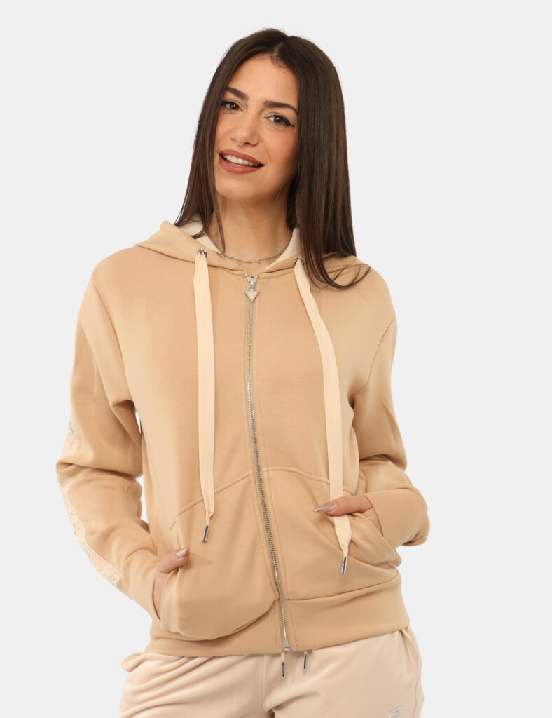 Abbigliamento donna scontato - Felpa Guess Beige