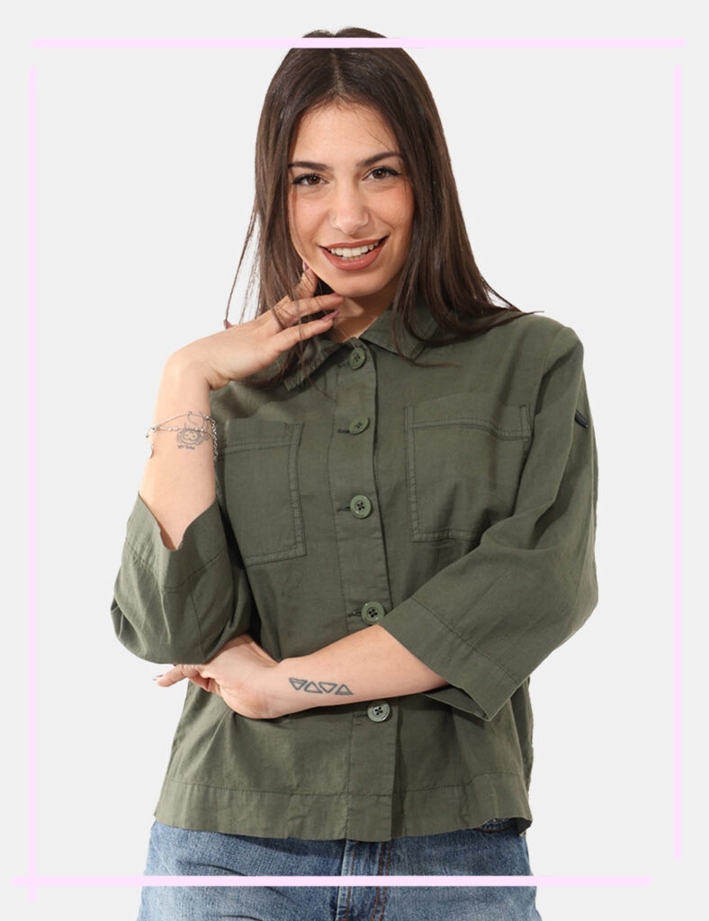 Abbigliamento donna scontato - Camicia Refrigiwear Verde tg. S