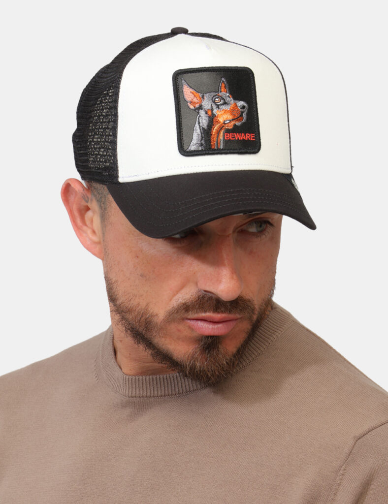 Cappello con visiera Goorin Bianco