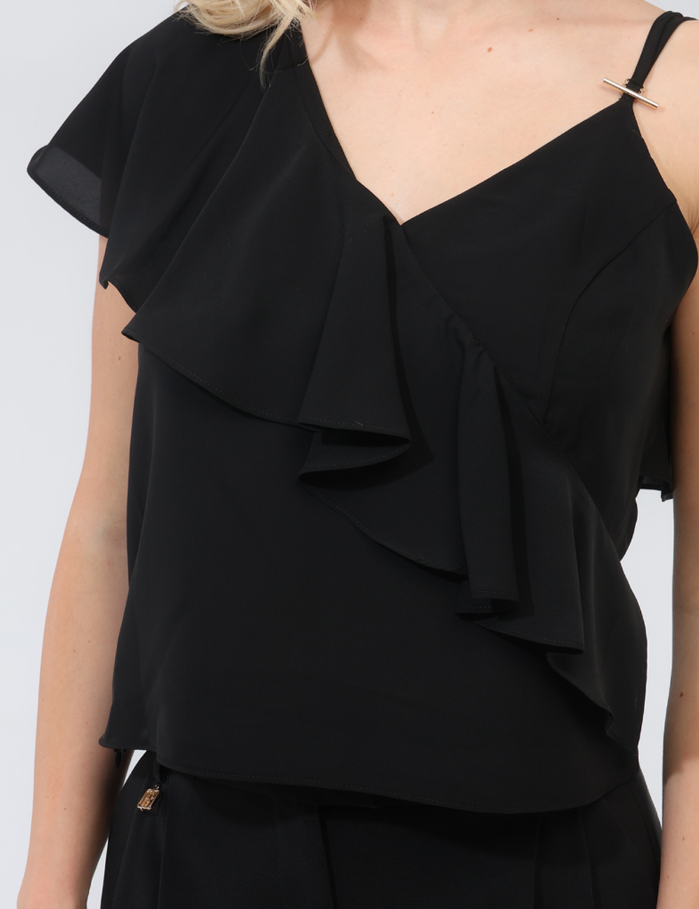 18695-SB_BLACK_PE26_3 Top Explosion Nero - Top EXPLOSION Nero da donna Elegante, versatile e sempre attuale, il Top EXPLOSION Nero è il capo essen