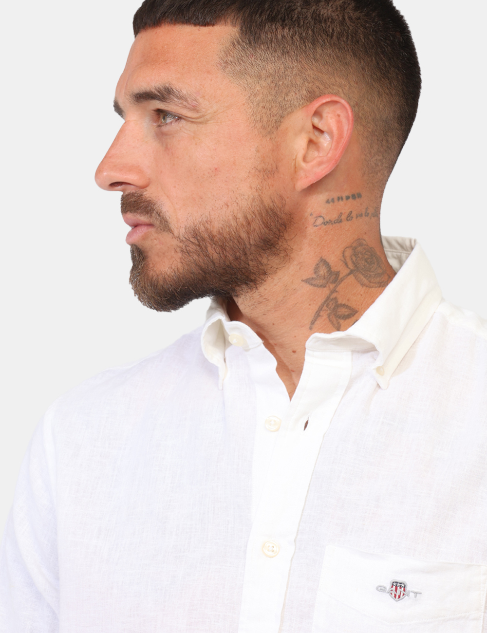 2501-3250083-SB_110_PE26_4 Camicia Gant Bianca - Camicia GANT Bianca da uomo Fresca, leggera e dallo stile senza tempo, la Camicia GANT Bianca è il cap