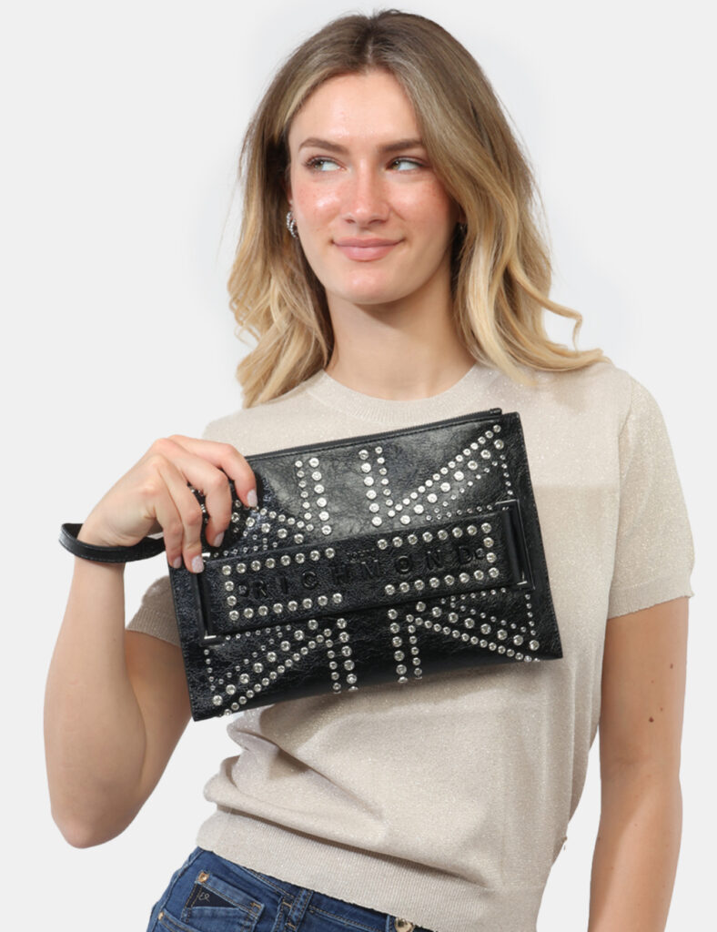 Borsa John Richmond Nera - Borsa JOHN RICHMOND Nera Decisa, luminosa e dal forte impatto visivo, questa borsa da donna firma