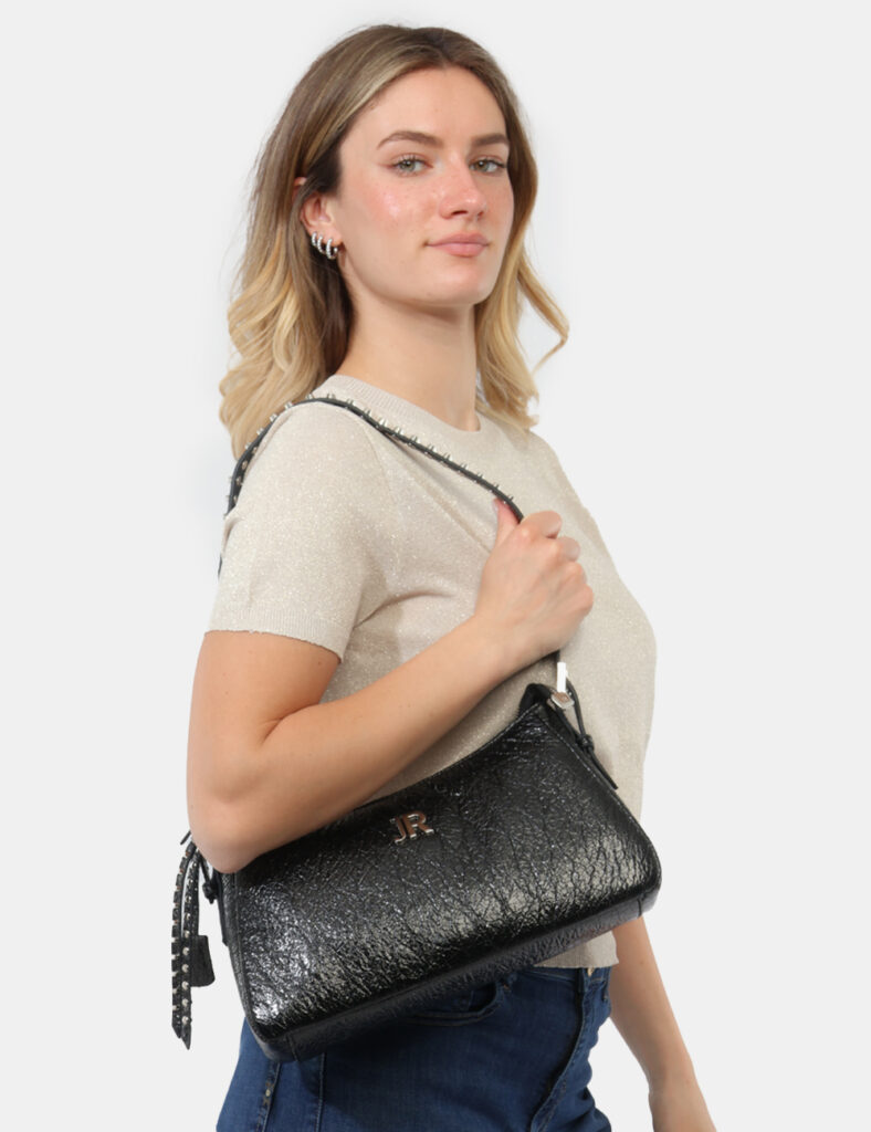 Borsa John Richmond Nera - Borsa JOHN RICHMOND Nera Decisa ma sofisticata, questa borsa da donna firmata JOHN RICHMOND è l’a