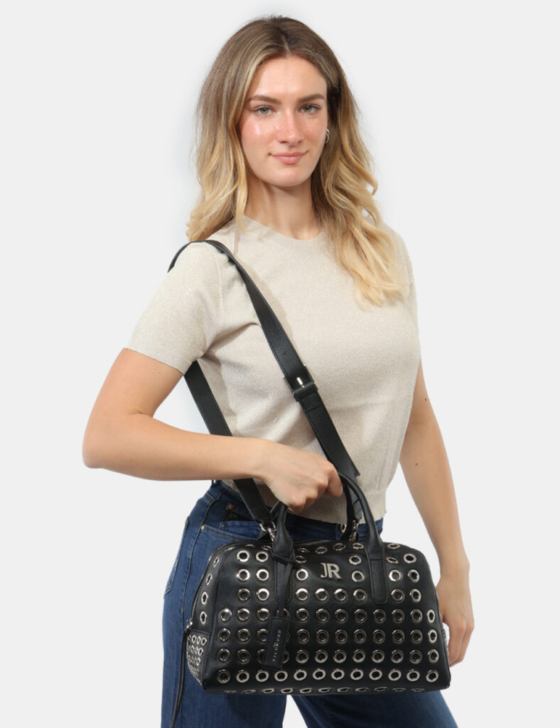 Borsa John Richmond Nera - Borsa JOHN RICHMOND Nera Decisa, contemporanea e ricca di carattere, questa borsa da donna firmat