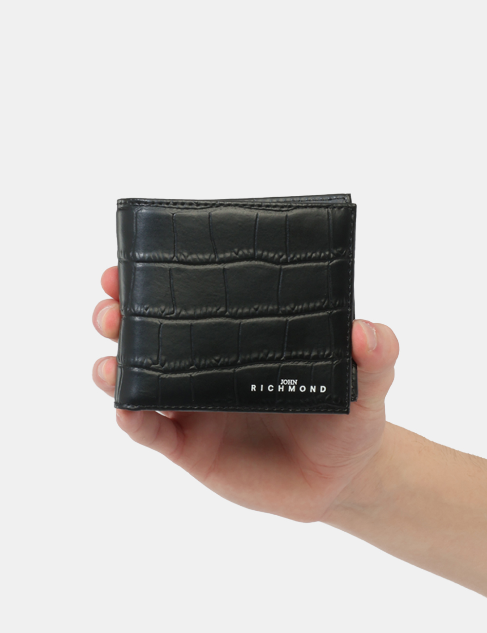 26203PF-SB_BLACK_PE26_4 Portafoglio John Richmond Nero - Portafoglio JOHN RICHMOND Nero Deciso, elegante e con un tocco distintivo, questo portafogl