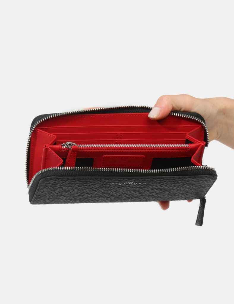 Portafoglio John Richmond Nero - Portafoglio JOHN RICHMOND Nero Elegante, pratico e dal design contemporaneo, questo portafo