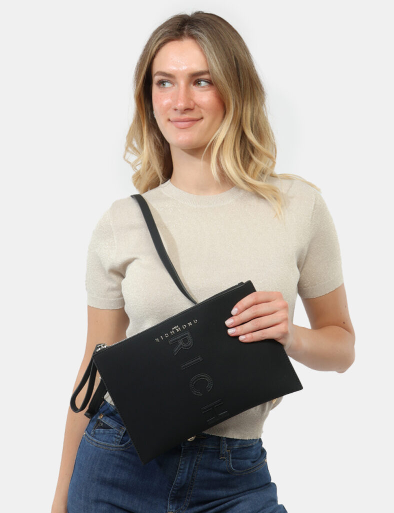 Borsa John Richmond Nera - Borsa JOHN RICHMOND Nera Essenziale, moderna e dal design pulito, questa borsa da donna firmata J