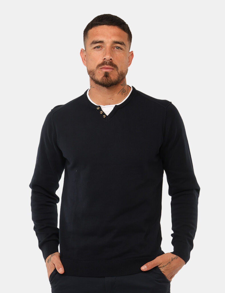 Outlet maglione uomo scontato - Maglia Prj22. Blu