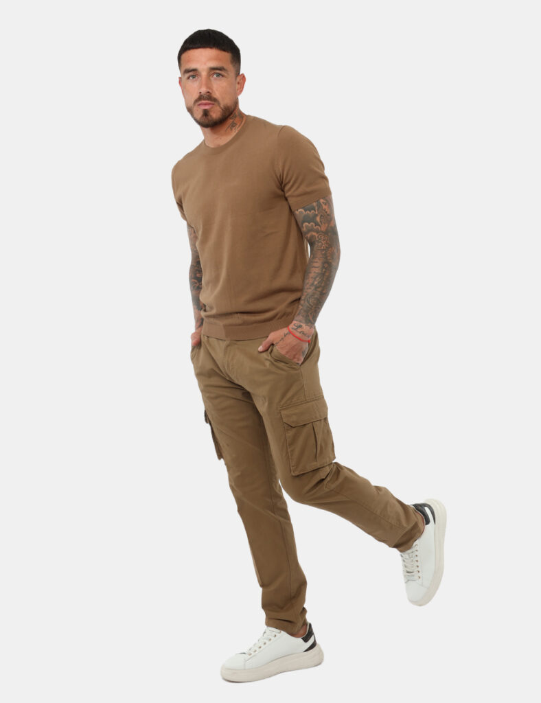 Pantaloni Prj22. Marroni