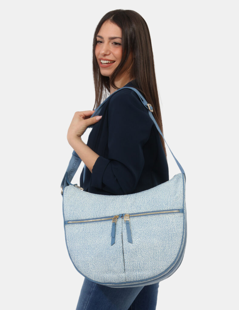 Accessori da donna - Borsa Borbonese Azzurra