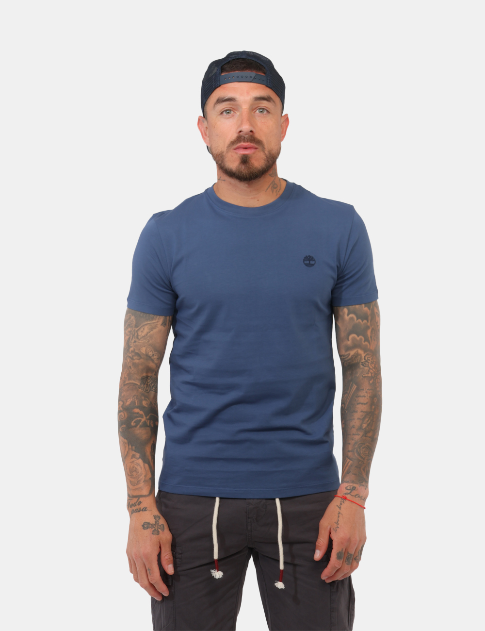 A2BR3-OB_OCEANA_PE26_5 T-shirt Timberland Blu - T-shirt TIMBERLAND Blu da uomo Essenziale, versatile e sempre attuale: la T-shirt TIMBERLAND Blu è