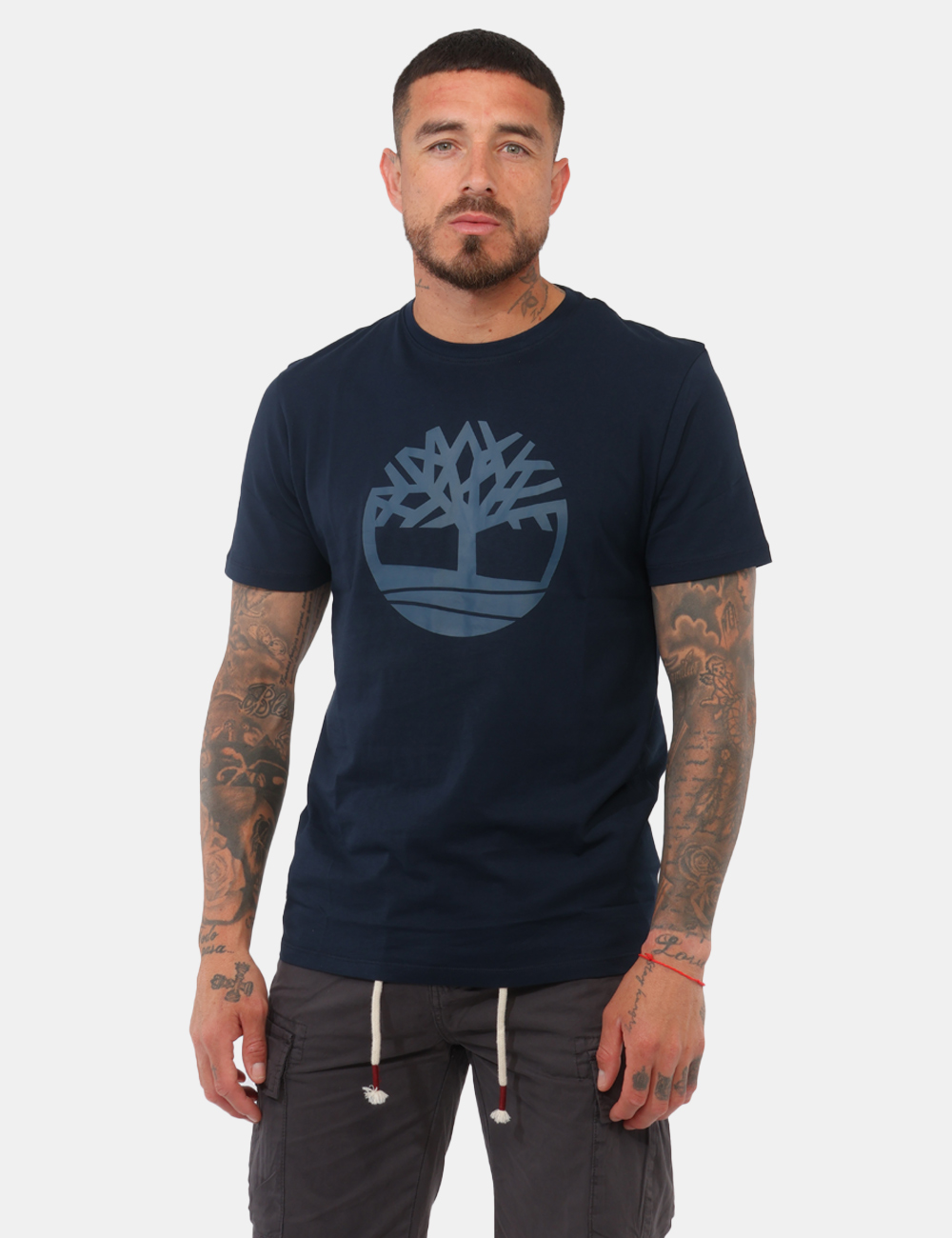 A2C6S-OB_DARK-SAPPHIRE-DARK-DENIM_PE26_1 T-shirt Timberland Blu - T-shirt TIMBERLAND Blu da uomo Decisa ma equilibrata, la T-shirt TIMBERLAND Blu è il capo ideale pe