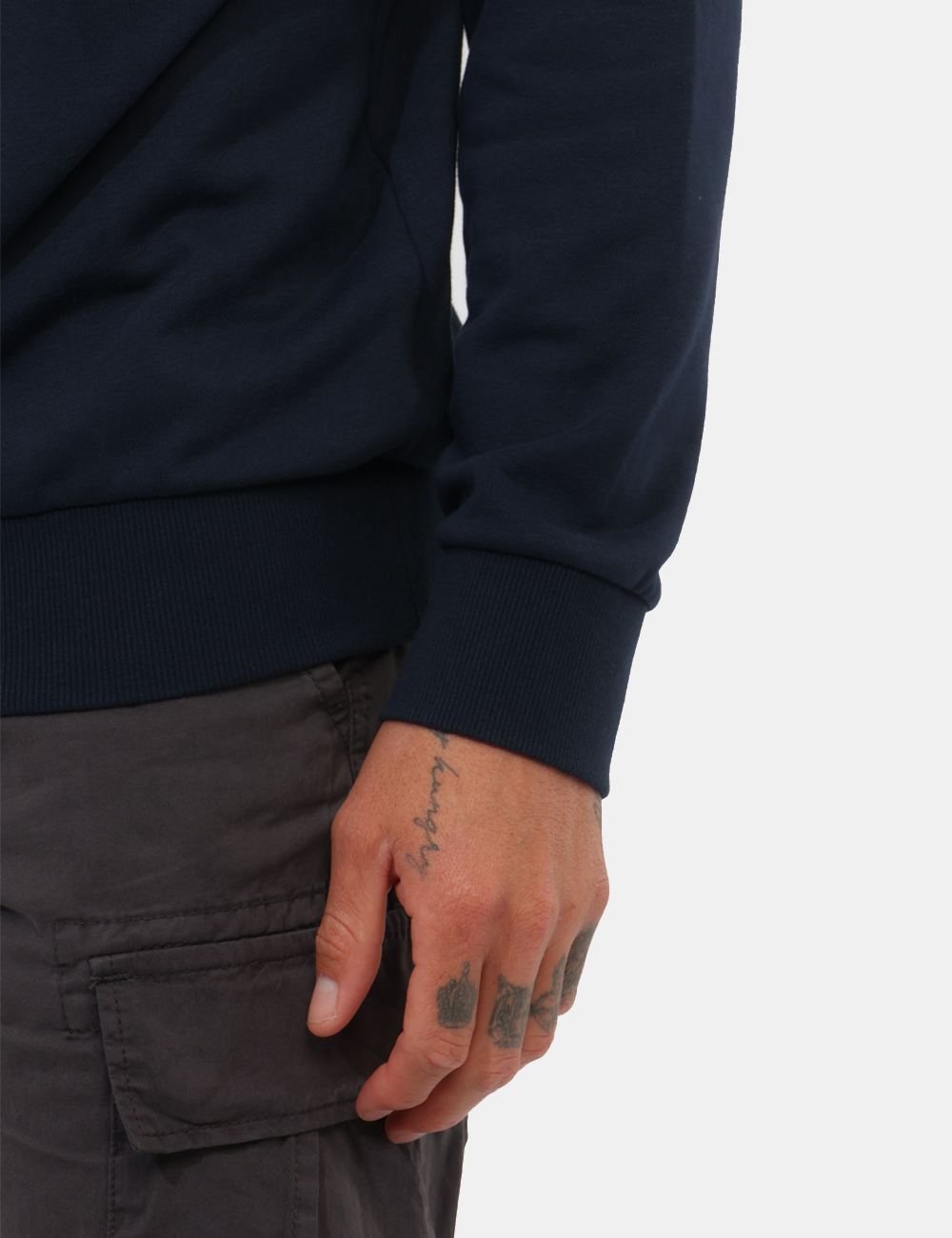 A6CWC-OB_DARK-SAPPHIRE_PE26_4 Felpa Timberland Blu - Felpa TIMBERLAND Blu da uomo Versatile e confortevole, la Felpa TIMBERLAND Blu è il capo ideale per a