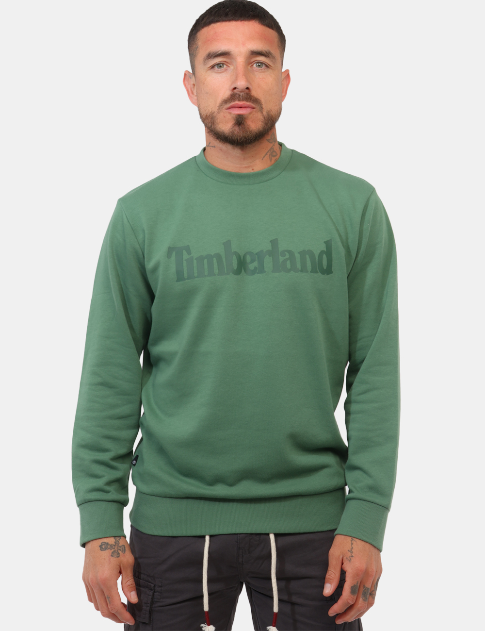 A6CWC-OB_MYRTLE_PE26_5 Felpa Timberland Verde - Felpa TIMBERLAND Verde da uomo Pratica, versatile e dallo stile naturale, la Felpa TIMBERLAND Verde