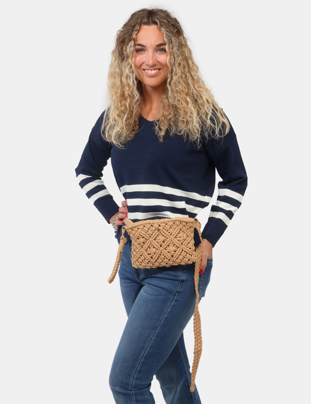 BP0329SP-OB_CAMEL_PE26_1 Marsupio Concept83 Beige - Marsupio CONCEPT83 Beige da donna Pratico, essenziale e dal gusto contemporaneo, il Marsupio CONC