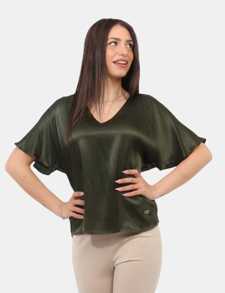 Abbigliamento donna scontato - Camicia Yes Zee Verde