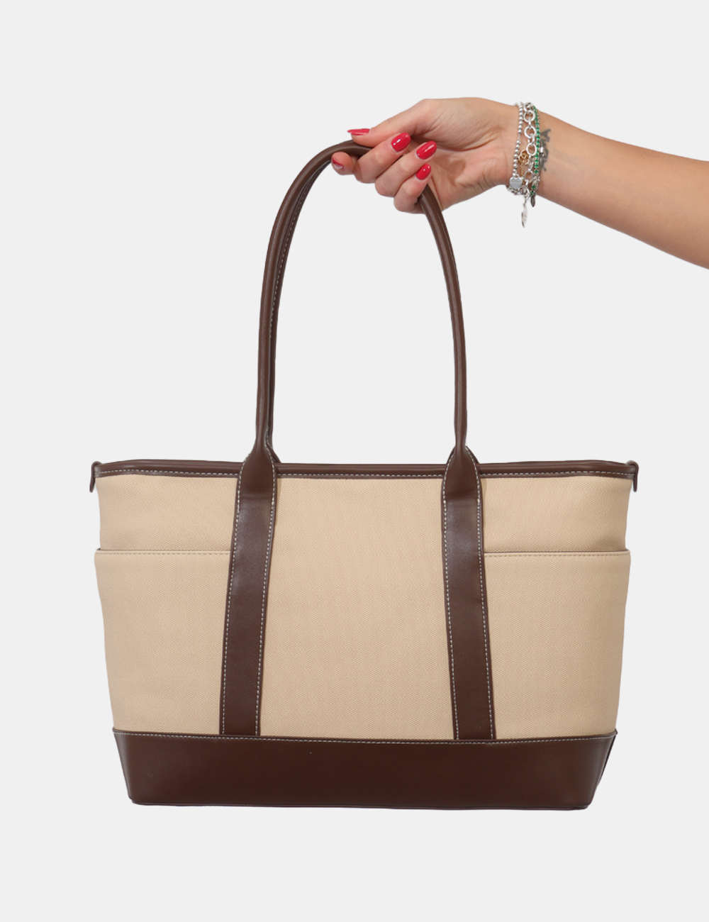 C3MB1005-OB_MORO-BEIGE_PE26_3 Borsa Cafe`Noir Beige - Borsa CAFeNOIR Beige da donna Elegante, versatile e perfetta per accompagnarti in ogni momento dell