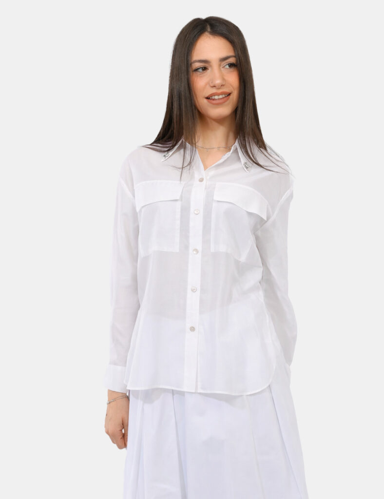Camicie Yes Zee da donna - Camicia Yes Zee Bianca