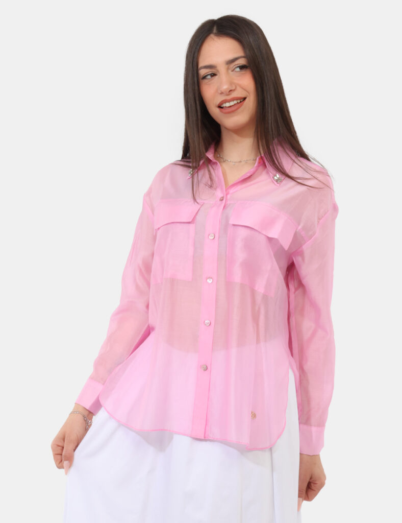 Abbigliamento donna scontato - Camicia Yes Zee Rosa