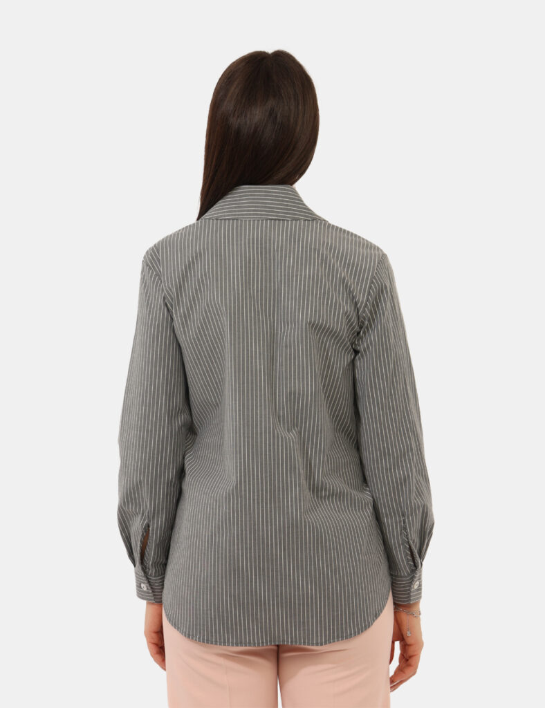 Abbigliamento donna scontato - Camicia Materica Grigia