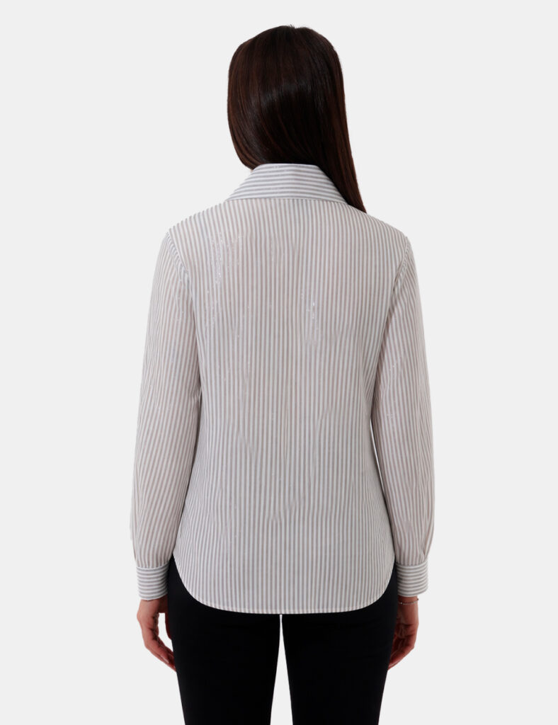 Abbigliamento donna scontato - Camicia Materica Verde