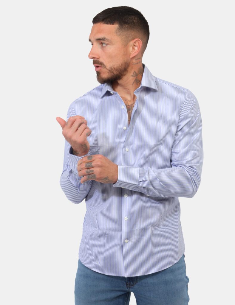 Camicia Zero Iron Plus Blu - Camicia ZERO IRON PLUS Blu da uomo Pratica, innovativa e sempre impeccabile, la Camicia ZERO IR