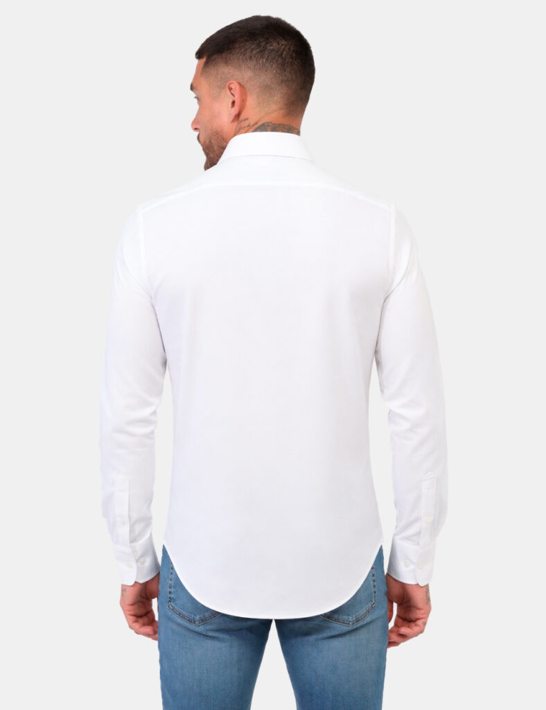 Camicia Zero Iron Plus Bianca - Camicia ZERO IRON PLUS Bianca da uomo Essenziale, impeccabile e altamente funzionale, la Cam