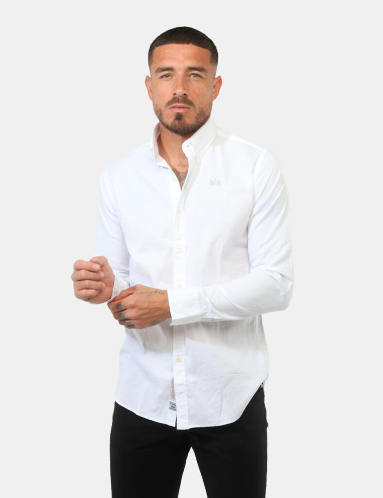Camicia La Martina Bianca - Camicia LA MARTINA Bianca da uomo Essenziale, raffinata e sempre attuale, la Camicia LA MARTINA