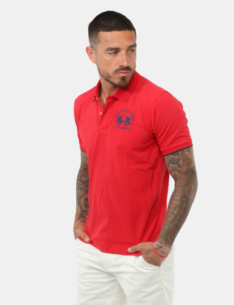 Polo La Martina Rossa - Polo LA MARTINA Rossa da uomo La Polo LA MARTINA Rossa è la scelta perfetta per chi vuole aggiungere