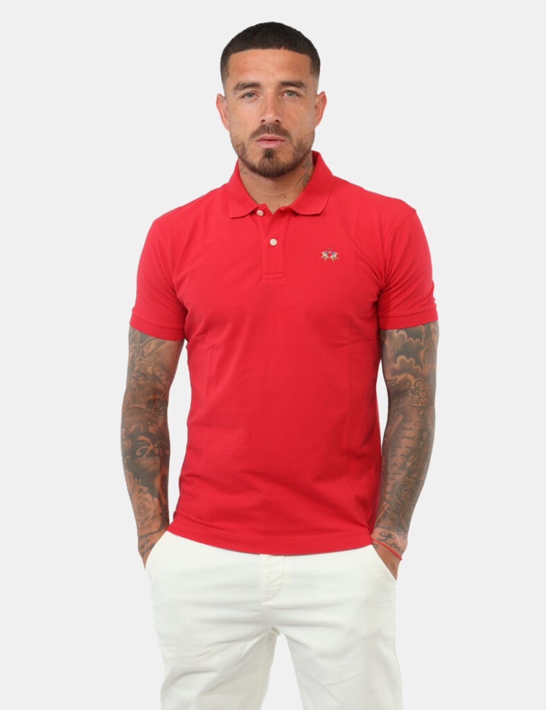 Polo La Martina Rossa - Polo LA MARTINA Rossa da uomo La Polo LA MARTINA Rossa è il capo perfetto per chi desidera unire sem