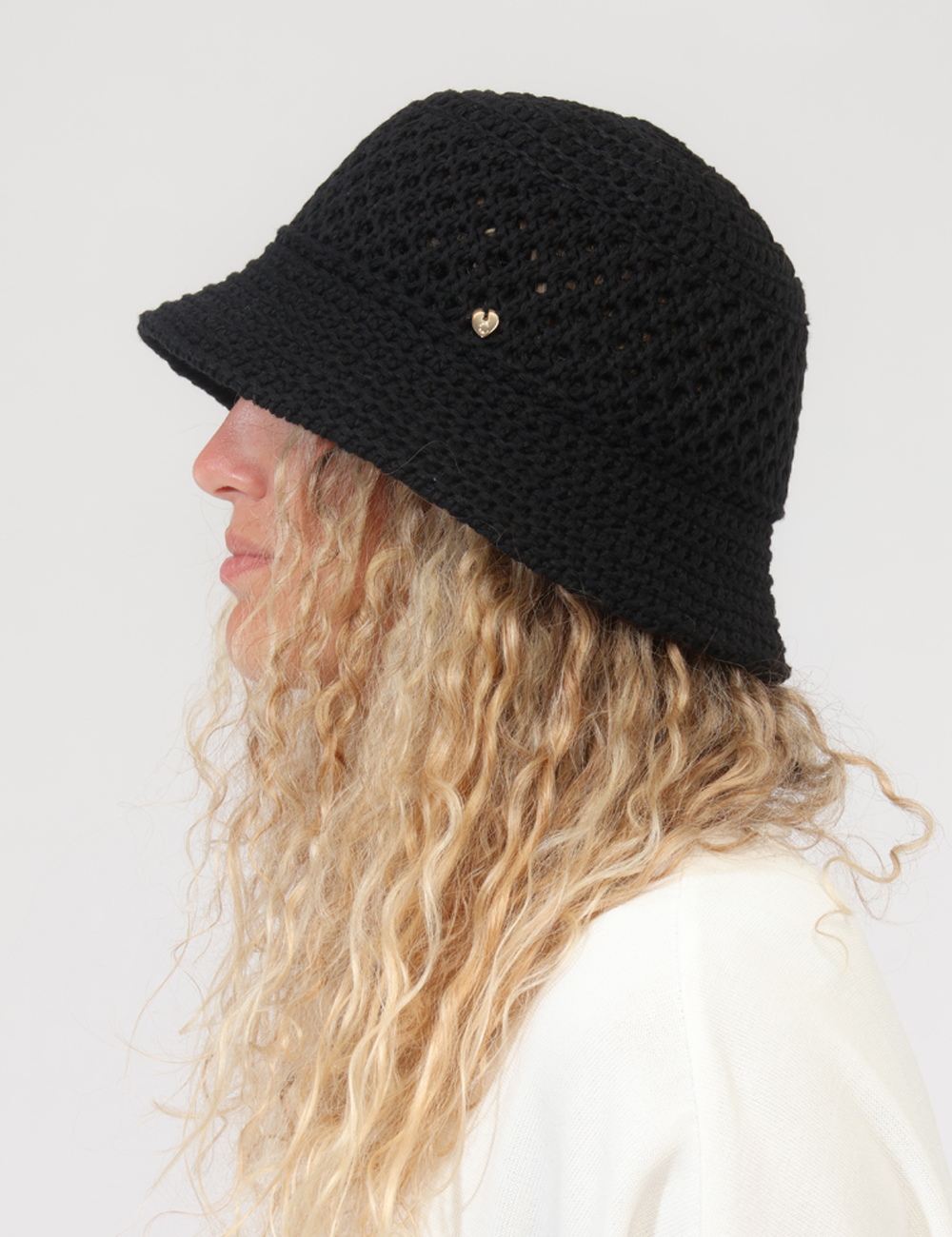 CEP0921SP-OB_BLACK_PE26_3 Cappello Concept83 Nero - Cappello CONCEPT83 Nero da donna Minimal, elegante e sempre attuale, il Cappello CONCEPT83 Nero è