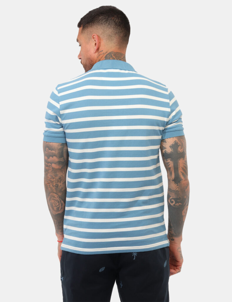 Campionari moda donna e uomo - Polo Sun68 Azzurra tg.L