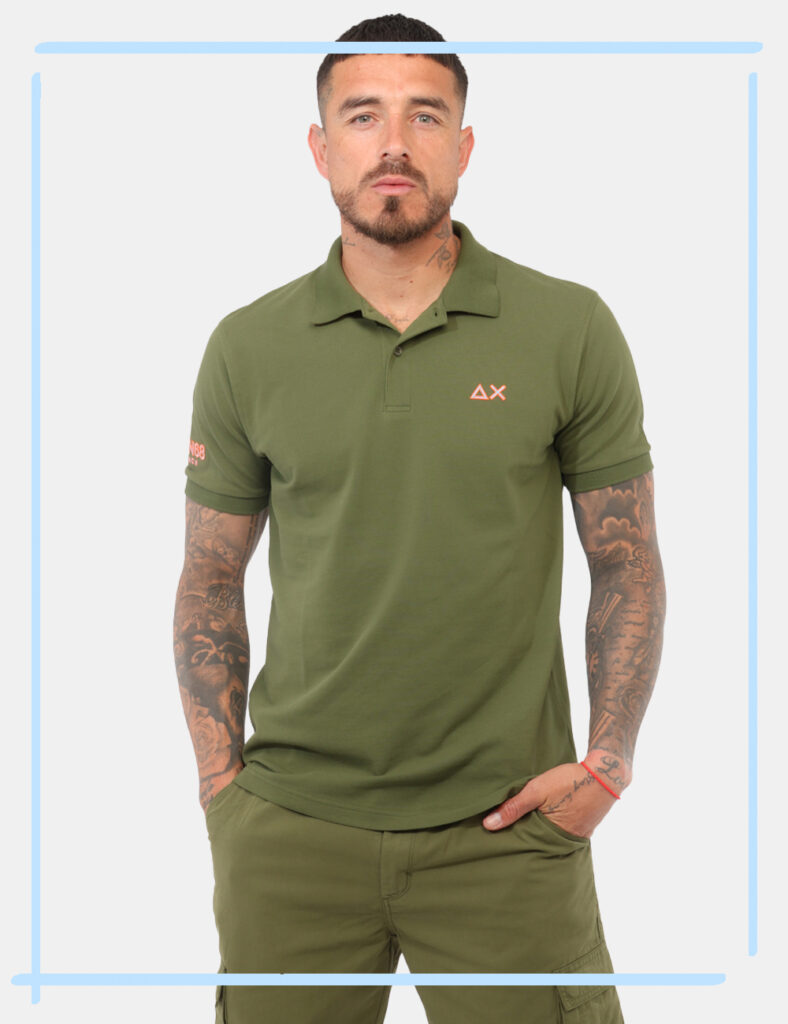 Polo Sun68 Verde tg.L - Polo SUN68 Verde da uomo Originale ma facile da indossare, la Polo SUN68 Verde è la scelta ideale se