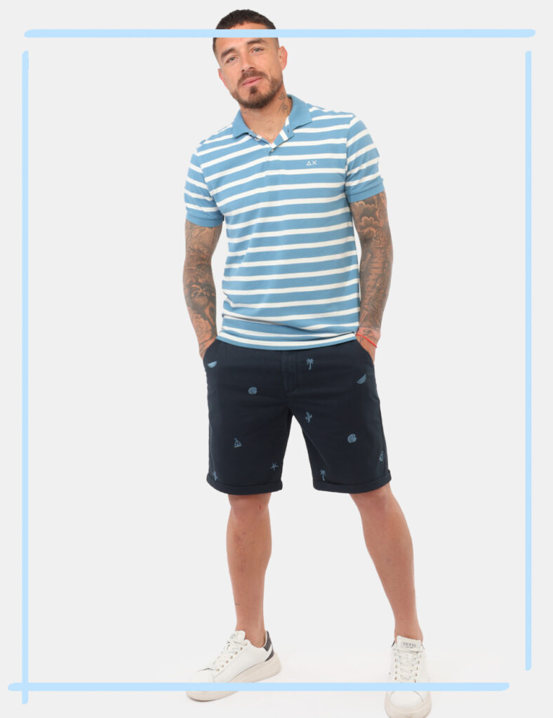 Campionari moda donna e uomo - Bermuda Sun68 Blu tg.33