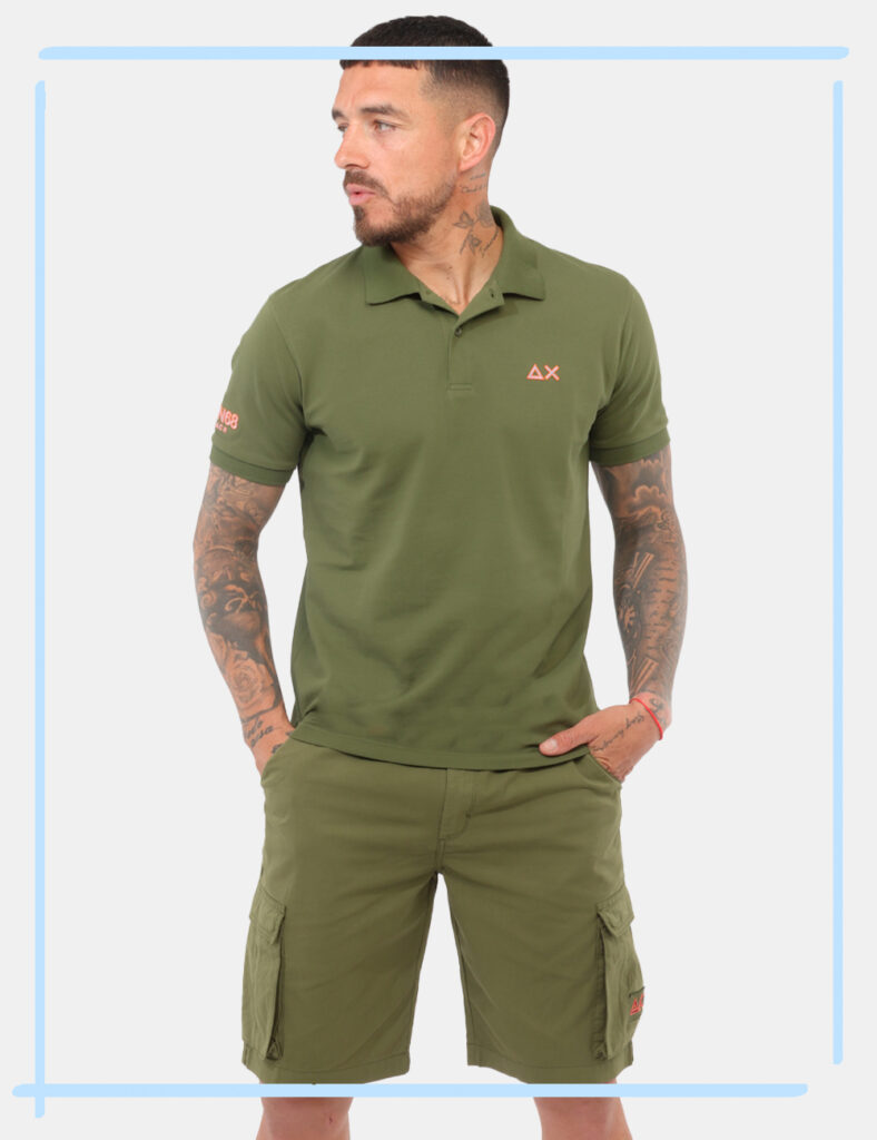 Bermuda Sun68 Verde tg.33 - Bermuda SUN68 Verde da uomo I Bermuda SUN68 Verdi sono pensati per accompagnarti con stile e pra