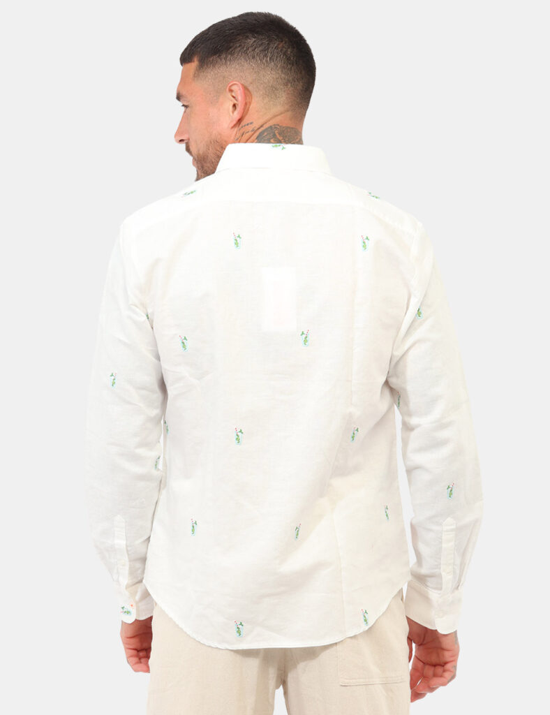 Outlet camicia da uomo scontata - Camicia Sun68 Bianca tg.L